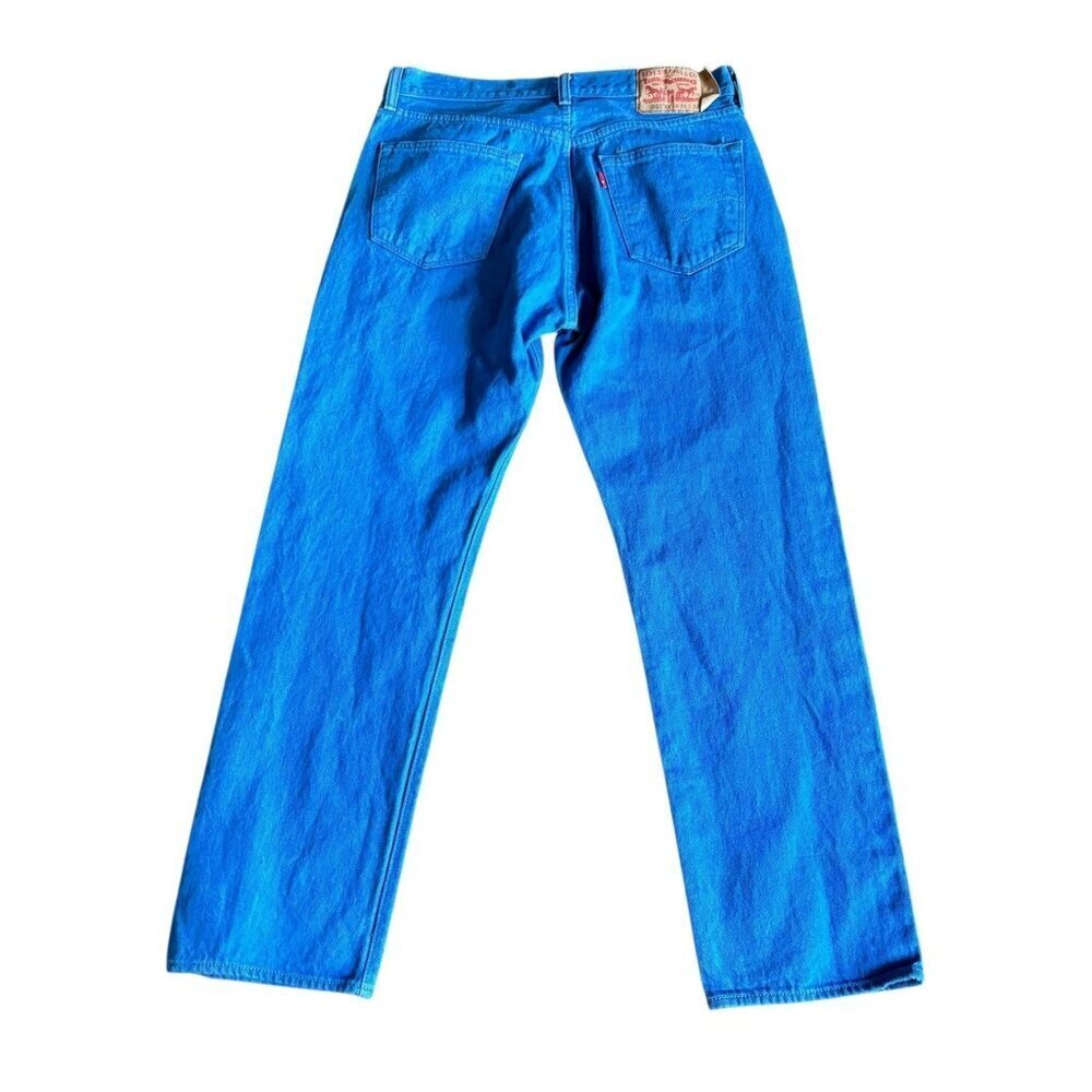 Levi's 501XX Blue Original Fit Jeans - Picture 2 of 8